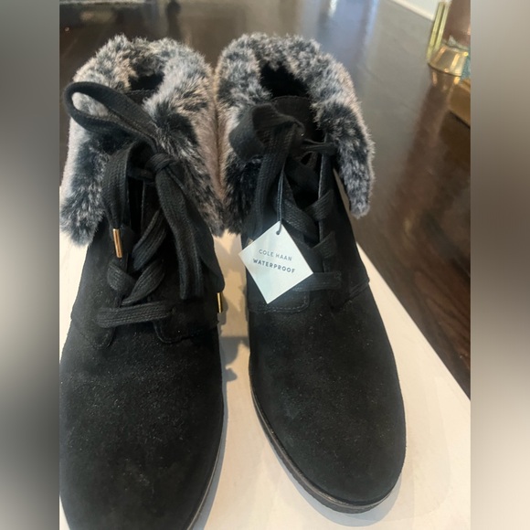 COLE HAAN Coralie Suede Booties - Picture 6 of 8